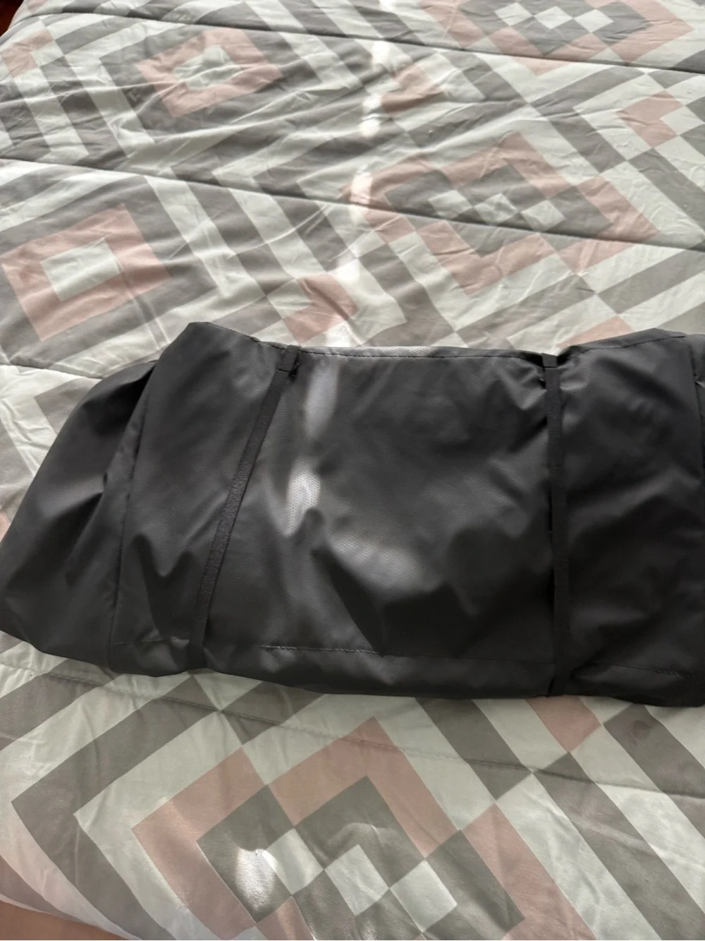 Adidas Black Duffel Bag with White Logo